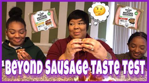 Beyond Meat Beyond Sausage Taste Test Asmr Yvette Renee Youtube