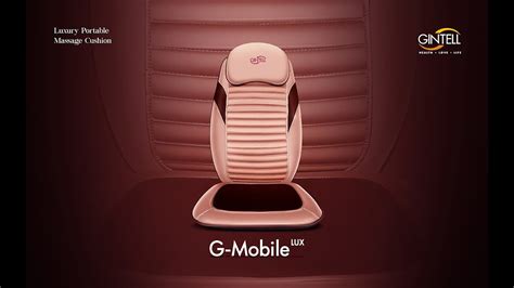 Gintell G Mobile Lux Massage Cushion Your Massage Partner Youtube
