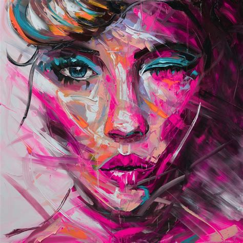 FACES IX | Vassilis Antonakos ART | Portrait art, Art painting acrylic