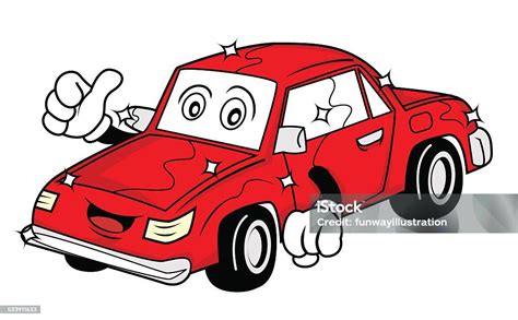New Car Cartoon Stock Illustration Download Image Now Car Cute