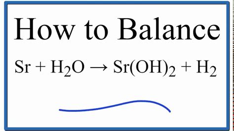 For reactions with strong acid and strong base, the net ionic equation will always be the same since the acid and base completely dissociate and the this leaves the final product to simply be water, this is displayed in the following example involving hydrochloric acid (hcl) and sodium hydroxide (naoh). How to Balance Sr + H2O = Sr(OH)2 + H2 (Strontium plus ...