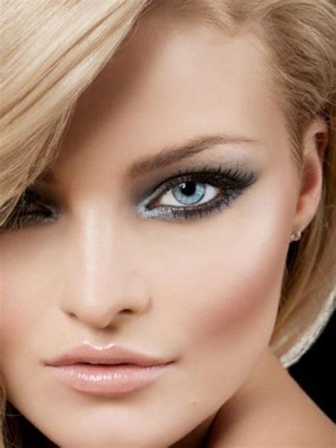 (source pourfemme.it) the smokey eye trend itself began to boom in the 1920s among the egyptians. Smokey-Eye-Look-for-Blue-Eyes | Makeup for blondes ...