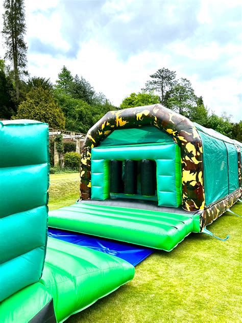 Army Assault Course 90ft New 2022 Bouncy Castle Hire In Bromley