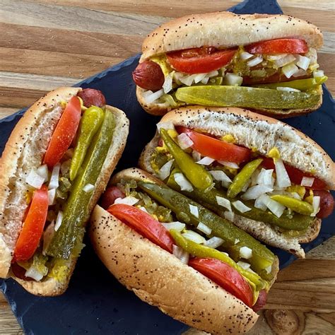 Chicago Style Hot Dog Flipped Out Food