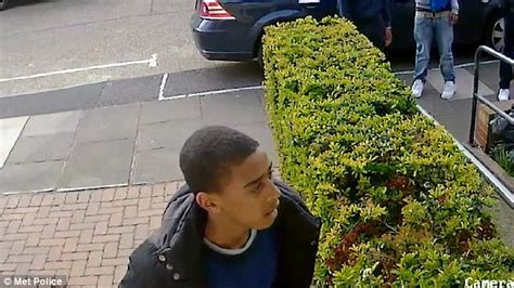 Shocking Cctv Shows Thug Slashing Mans Face With A Knife Outside Northolt Home Daily Mail Online