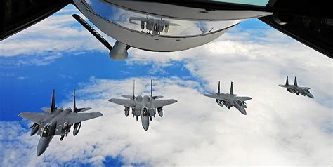 The Ohio National Guard Kc 135 Stratotankers Provide Refueling Station