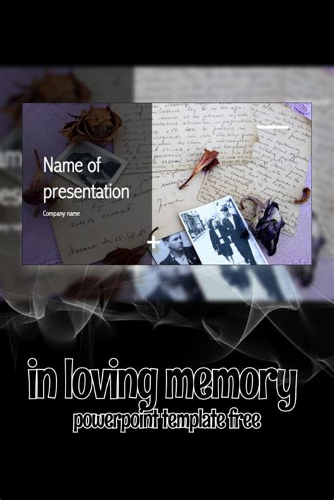 Clean Free In Loving Memory Powerpoint Template Masterbundles