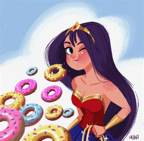 For Sure Wonder Woman Can Eat All The Donuts She Want Without Gaining