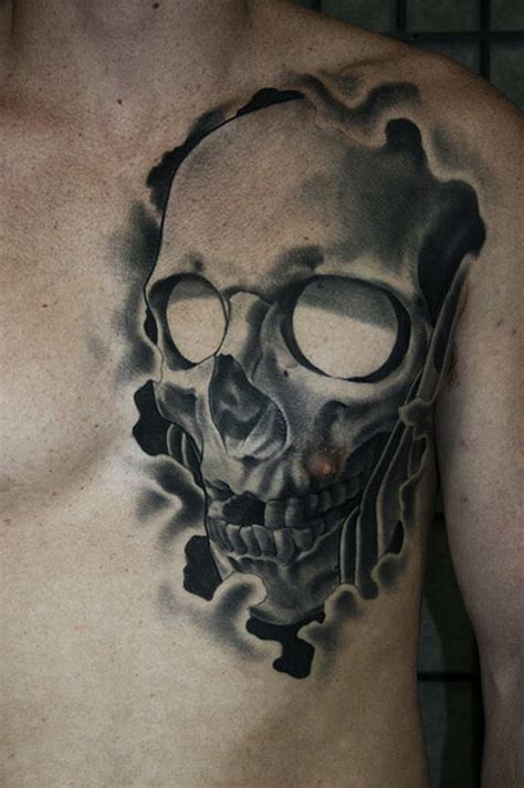 27 Amazing 3d Skull Tattoos Ideas For Men