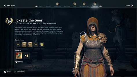 Assassin Creed Odyssey How To Find And Defeat Cultist Iokaste The Seer
