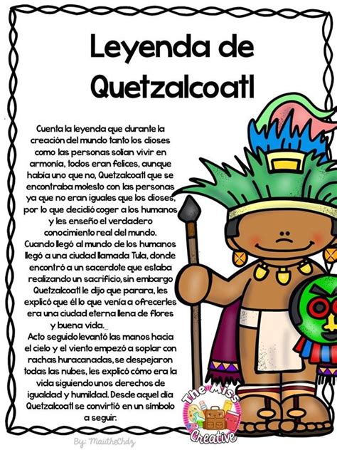 Historias y leyendas Leyenda corta para niños Palabras en nahuatl