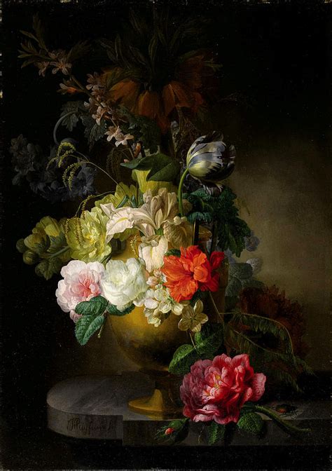 Baroque Still Life Paintings Flowers