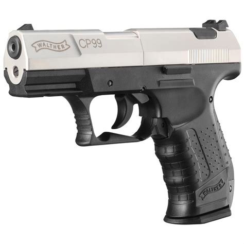 Walther Cp99 Air Pistol Nickel Slide 148560 Air And Bb Pistols At