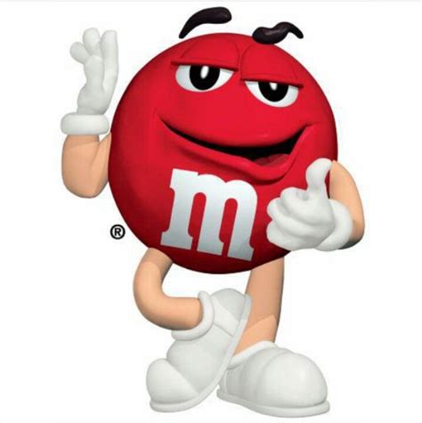 Red M And M Mandm Characters Cartoon Coloring Pages
