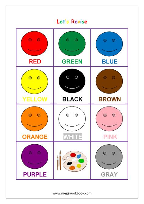 Garzone 20 Red Color Identification Preschool Color Recognition