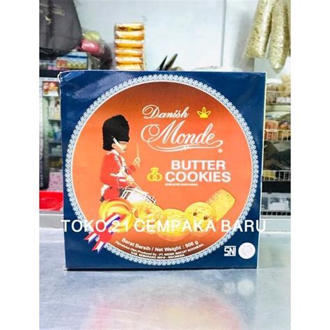 Monde Butter Cookies Kaleng 908 Gram Biskuit Monde Kaleng Murah 908g