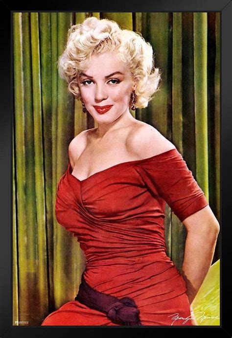 Buy Marilyn Monroe Red Dress Sexy Color Picture Image Retro Vintage Classic Hollywood Movie Star
