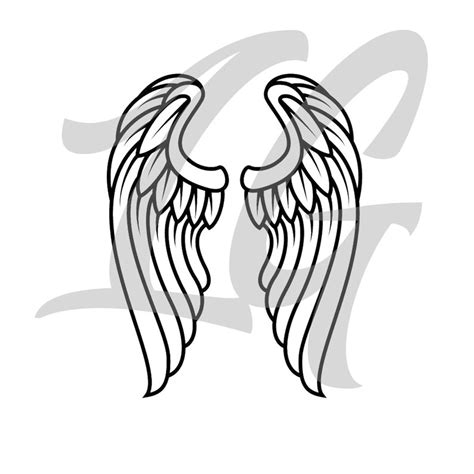 Wings Svg Angel Wings Svg And Png Instant Download Beautiful Etsy