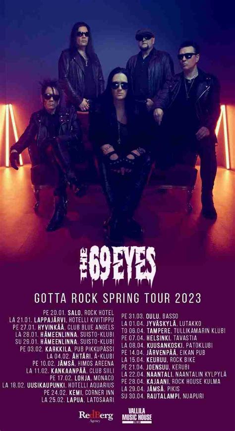 News The 69 Eyes Announce European Tour March 2023