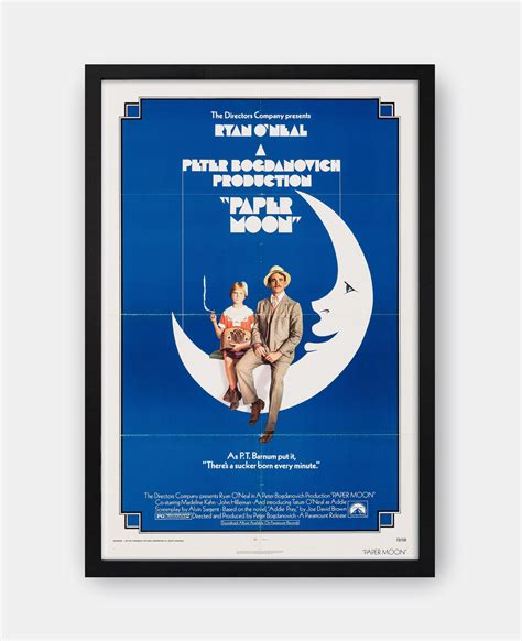 paper moon 1973 movie poster the curious desk