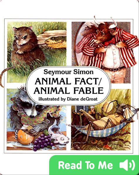 Animal Factanimal Fable Childrens Book By Seymour Simon With
