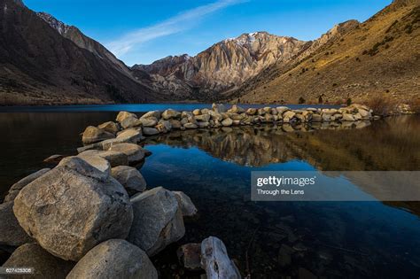 Convict Lake From Sierra Nevada High Res Stock Photo Getty Images