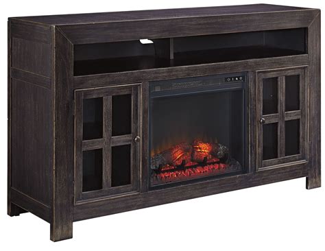 Gavelston Lg Tv Stand With Fireplace Insert From Ashley W732 38 W100