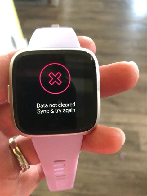 Solved Red X On Screen Page 10 Fitbit Community