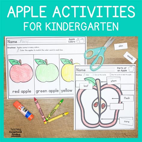 10 Engaging Apple Activities For Kindergarten Teaching Exceptional