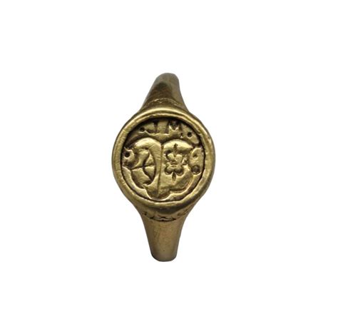late 16th early 17th century elizabethan gold heraldic signet ring sold bandm antiques