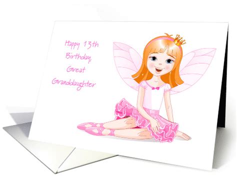 Granddaughter 13th birthday card happy birthday wishes for your wife messages poems and birthday cards january 16, 2019 granddaughter 13th birthday card happy birthday wishes for your wife messages poems and is one of the pictures that are related to the picture before in the collection gallery, uploaded by birthdaybuzz.org. 13th Birthday for Great Granddaughter, Fairy card (1491502)