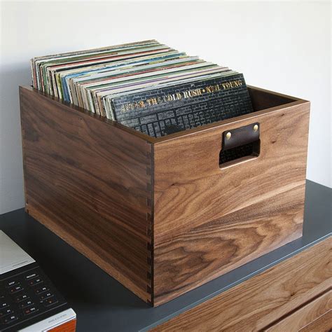 Dovetail Record Crate Record Crate Vinyl Storage Record Storage