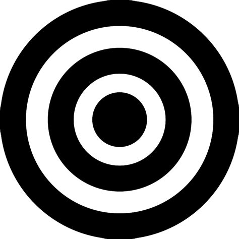 Target Concentric Circles Symbol Vector Svg Icon Svg Repo