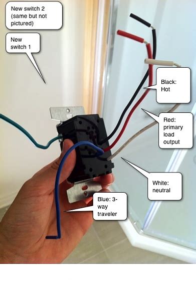 In this case, electricity flows through the ceiling box from the first switch to the second switch. 3-way Switch Wiring Question - Electrical - DIY Chatroom Home Improvement Forum