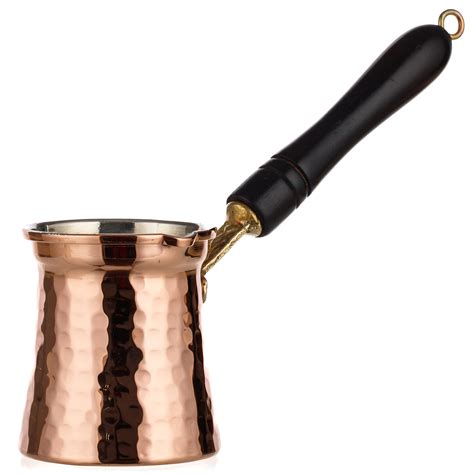 Buy Demmex Turkish Greek Copper Coffee Pot Stovetop Cezve Ibrik Briki
