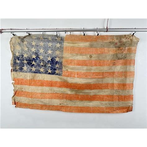 36 Star Us American Flag 1864 1867 Nevada