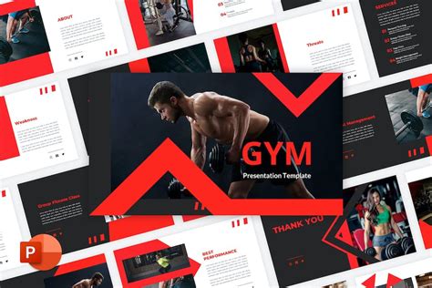Gym Fitness Powerpoint Template Presentation Templates Envato Elements