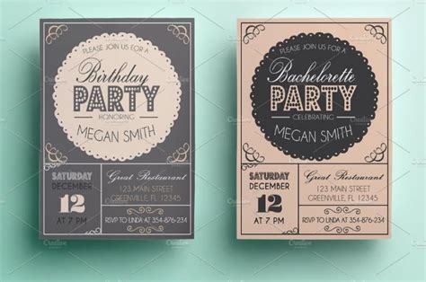 20 Birthday Invitation Template Psd Vector Eps And Ai Format