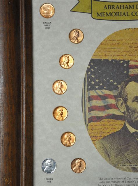 Abraham Lincoln Framed Memorial Coin Collection 1723575225