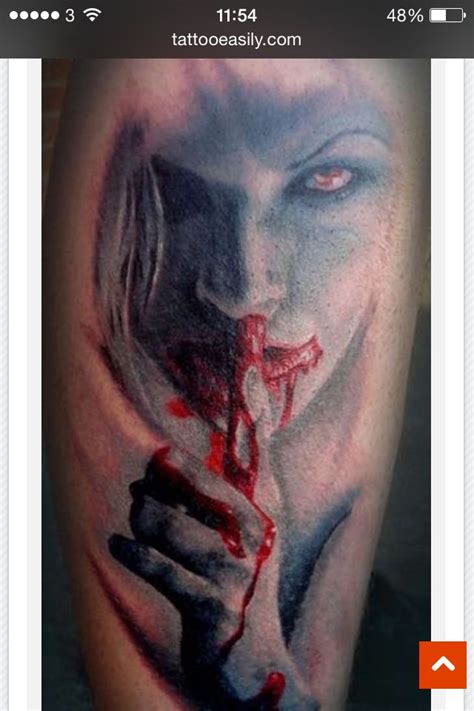 Stunning Vampire Tattoo Vampire Tattoo Designs Body Art Tattoos