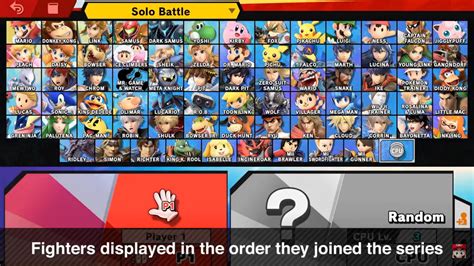 Character Select For Super Smash Bros Ultimate At Nintendo Direct