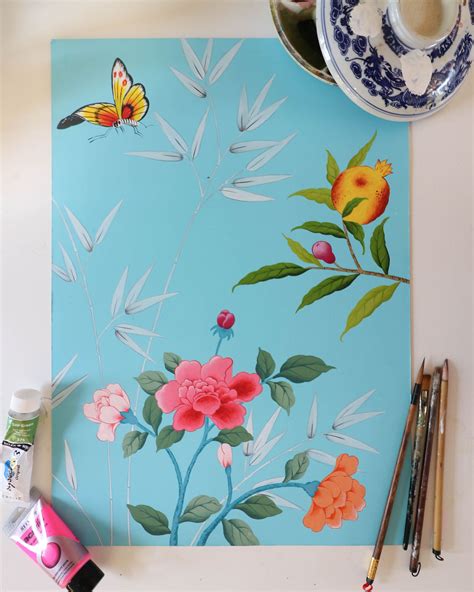 Painting A Chinoiserie Nursery The Entire Process — Diane Hill