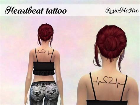 Imf Heartbeat Tattoo The Sims 4 Catalog