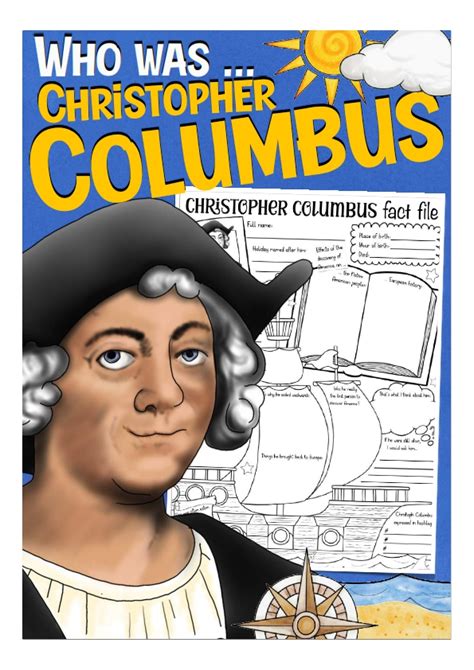 Creative Fact File Worksheets Who Is Christopher Columbus By Teach Simple