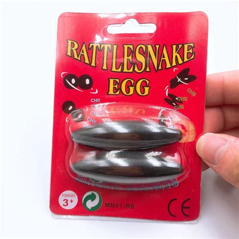 Sets 6 Magnets Magnetic Rattlesnake Egg Buzz Noise Making Toy Singing