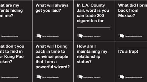 Do you ever play cards against disney and the winning card is happiness is: Cards Against Humanity Printable | Printable Card Free