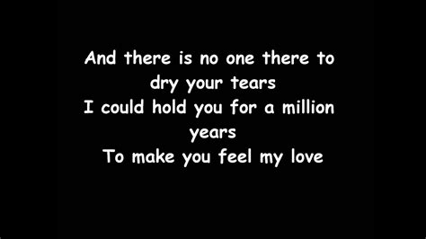 Adele Make You Feel My Love Lyrics Youtube