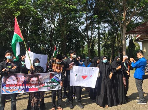 Pemuda Kota Pagar Alam Lakukan Aksi Seruan Bela Palestina Metro Sumatera