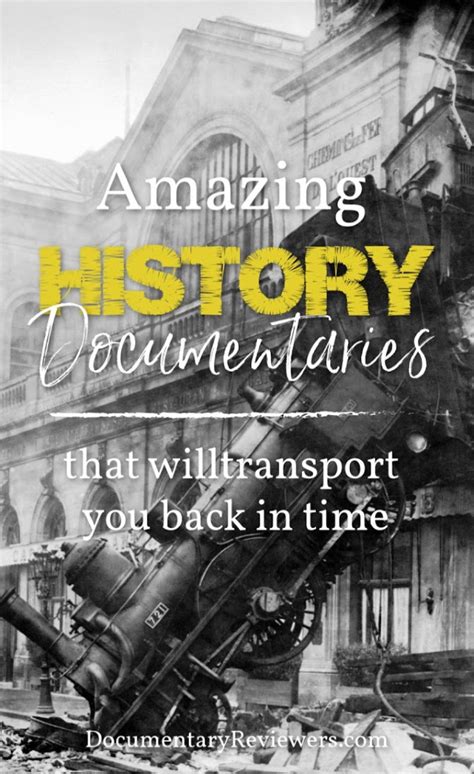 Amazing History Documentaries That Will Transport You Back In Time