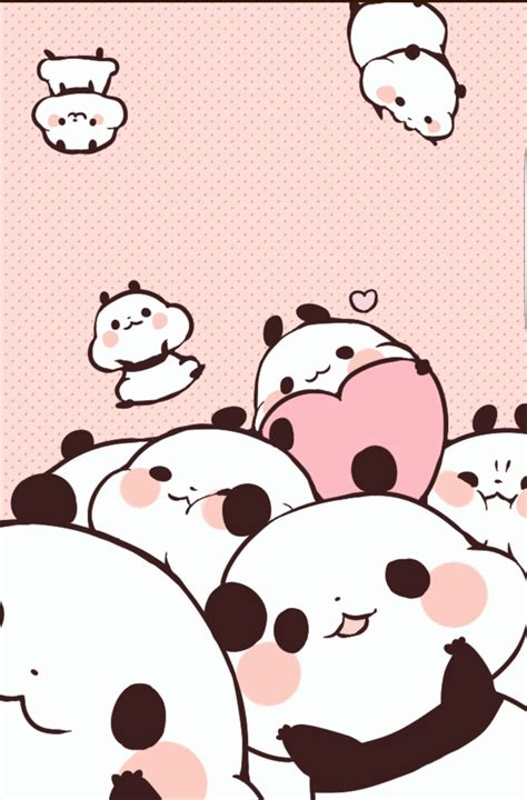 Kawaii Pink Panda Wallpapers Wallpaper Cave Riset